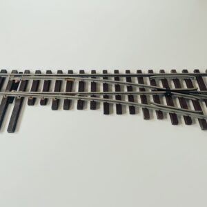 Garden railroad narrow gauge switch