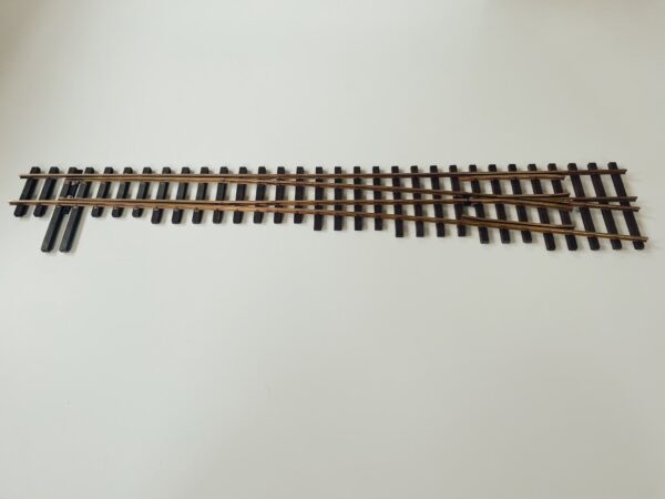 Garden railroad narrow gauge switch